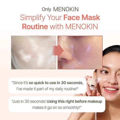 MENOKIN 30 seconds Quick Bubble Mask 3Sets (Collagen, Brightening, Moisturizing), Hydration improvement, Radiance-boosting, Easy-to Use, Glass Skin, 3.21 fl.oz