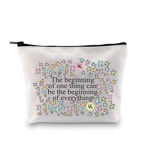 PXTIDY Heart Stop TV Show Makeup Bag LGBTQ Gift The Beginning Of One Thing Can Be The Beginning Of Everything