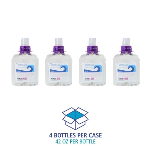 Boardwalk 6165-04-GCE00VL Green Certified Fragrance Free 1250 mL Foam Soap Refills (4/Carton)