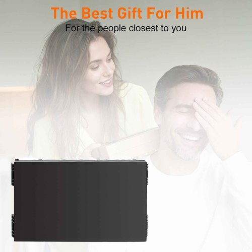 LMZNXCZ 5 Way Mirror for Self Hair Cutting,360 Haircuts Mirror Men for Barber Use Tools,to See Back of Head,Tri Fold with Portable Height Adjustable Telescoping Hooks