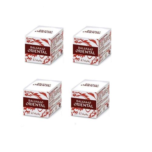 Deliplus Oriental Corporal Balm Heat Effect 30ml. Pack of 4