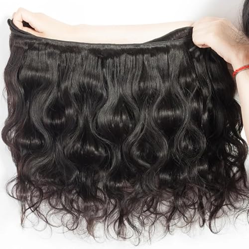 12A Human Hair Bundles Body Wave Bundles Human Hair 18 20 22 Inch 100% Unprocessed Brazilian Virgin Hair Quick Weave Natural Black Hair Extensions