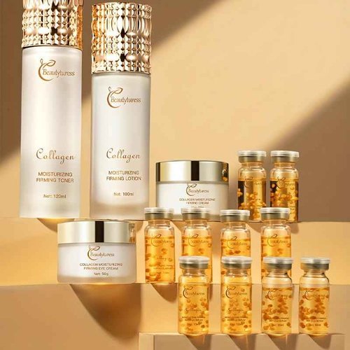 Collagen Facial Skin Care Set - Snail Mucin Infused - Face Care Kit for women - Deep Moisturizing & Firming & Anti aging -Idea Gift For Mother,Girlfriend