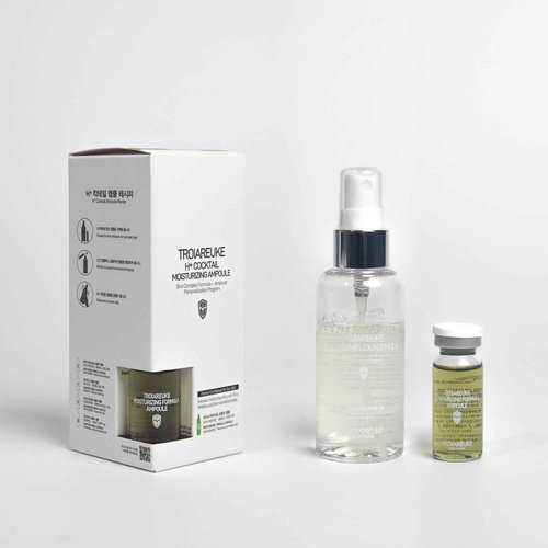 TROIAREUKE H+ Cocktail Ampoule Toner (2.37 Fl. Oz., Green)