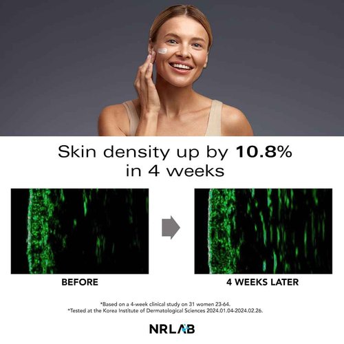 NR LAB - Anti-Aging Korean Serum with NR for Glass Skin– Hydrating, Anti-Aging, Firming & Brightening– Clinically Tested - K-Beauty Innovation - Korean Moisturizer – Ampoule-to-Cream Formula [1.52oz]