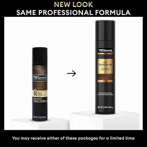TRESemm? Root Touch-Up, Temporary Hair Color, Light Brown Hair Ammonia-free, Peroxide-free Root Cover Up Spray 2.5 oz