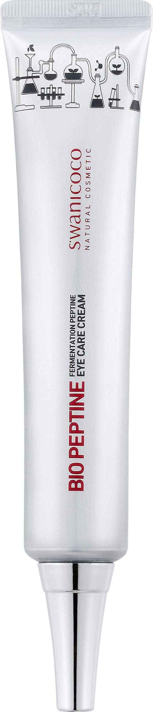 SWANICOCO Fermentation Peptine Eye Care Cream Under Eye Cream with 8 Peptides and Niacinamide, Anti Aging Eye Cream for Wrinkles & Crows Feet Korean Skincare 45ml 1.52 Fl Oz