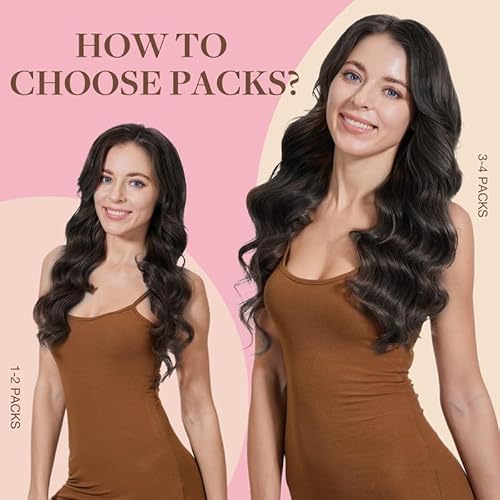 GOO GOO Tape in Hair Extensions Human Hair, 1B Natural black, 22inch 100g 40pcs, Skin Weft Seamless Invisible, Silky Straight with Thick Ends, Remy Human Hair