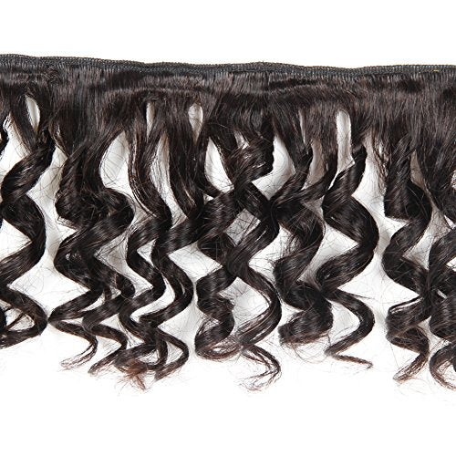 Molefi Brazilian Funmi Hair 3 Bundles burmese curly bundles human hair Short Curly Weave 9A Unprocessed Brazilian Human Hair Extensions 100g/pc Full Head Natural Color (10" 12" 14")