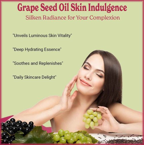 Natural Born Oils Grape Seed Oil, 1 Gallon, Organic, Cold-Pressed, Nutrient-Dense, Deep Skin Nourishment, Hair Revitalization