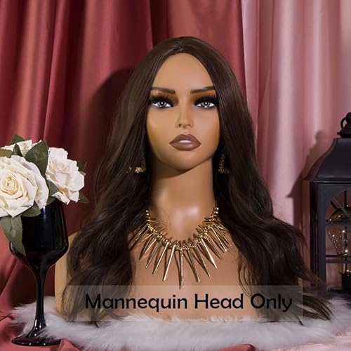 Manneqquin Head With Shoulders for Wig, Displaying Wig Heads Realistic Femal Manikin Head