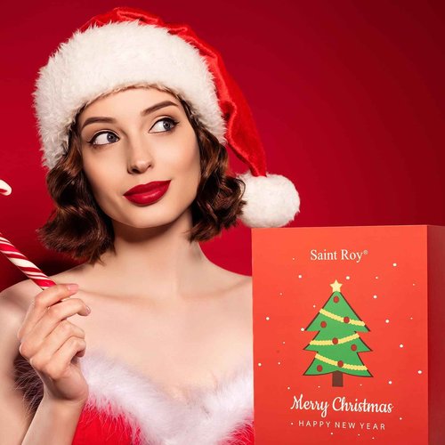 Christmas Gift Set, Bath and Body Gifts Sets for Women, Merry Christmas Surprise Box, 15pcs Luxury Spa Gifts for Her, Teen Girls, New Year Surprise Christmas Skincare Set, Advent Calendar