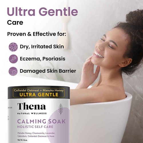 Thena Organic Sitz Bath Soak and Organic Calming Bath Soak Bundle