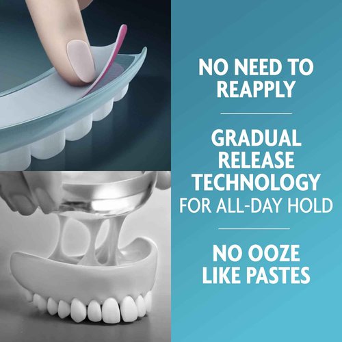 Sea Bond Secure Denture Adhesive Seals, Original Lowers, Zinc-Free, All-Day-Hold, Mess-Free, 30 Count (Pack of 4) & Secure Denture Adhesive Seals, Fresh Mint Lowers