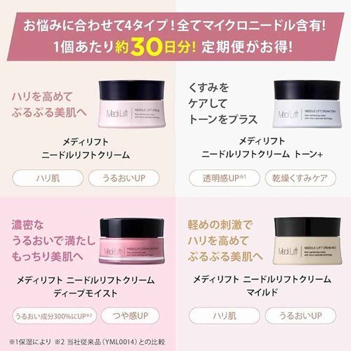 MEDI LIFT NL Cream Tone + Plus 0.8 oz. | Even Tone, Anti-Aging Cream | YA-MAN