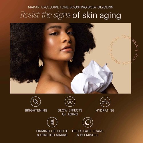 MAKARI Exclusive Active Intense Radiance Bundle: Exfoliating Soap & Tone Boosting Glycerin for Brightening, Even Skin Tone & Radiance
