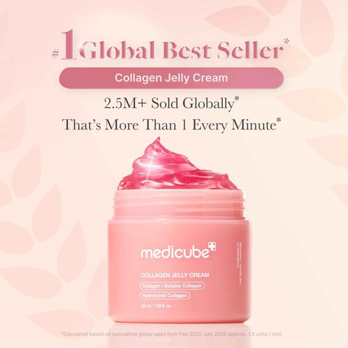 medicube Affordable Trio for Pore & Texture Care: Zero Pore Pads 2.0 and Zero Exosome Shot 7,500 PPM Spicule Facial Serum and Collagen Jelly Cream-50ml