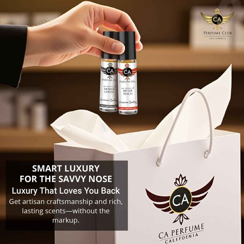 CA Perfume Amber Rouge Saffron For Women and Men Fragrance Body Oil Alcohol-Free Travel Size Roll-On 0.3 Fl Oz (Pack of 2)