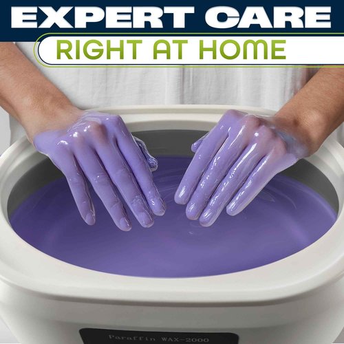Paraffin Wax Machine for Hand and Feet – Full Set Hand Wax Paraffin Machine 3400ml – Fast Heating, Keep Warm, Adjustable Temperature (Two Modes) for Moisturizing Spa | Soft and Smooth Skin at Home