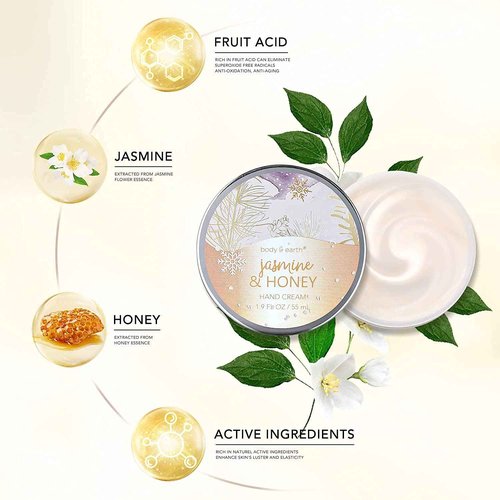 Bath and Body Set -Jasmine & Honey Scent Women Gifts Spa Set and 7 Pcs Lavender Scented Spa Gifts for Women