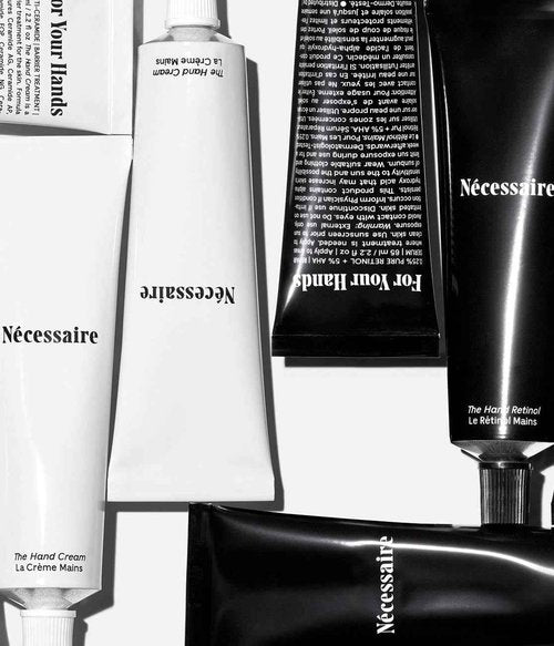 Nécessaire The Hand Duo – Fragrance-Free Hand Cream & Retinol Treatment Set for Dry Hands – Daily Hydration + Nighttime Repair with Ceramides, Peptides & Retinol – Vegan, Dermatologist-Tested – 2 x 2