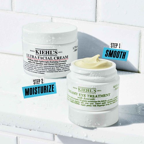 Kiehl's Dry Skin Relief Set, With Hydrating Skincare Essentials, Contains Moisturizer and Eye Cream, Helps Hydrate