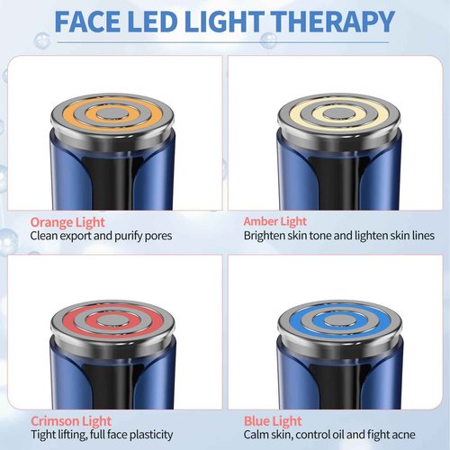 Texet Skin Tightening Device 6-in-1 Microcurrent Facial Device Face Massager, Firming,Lifting, Toning, Wrinkle