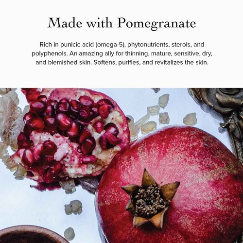 evanhealy Pomegranate Vitality Serum | Organic Sea Buckthorn Berry Oil with Rosehip Seed | Balance, Moisturize, & Nourish Facial Skin