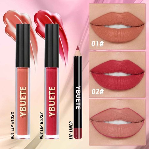 YBUETE Makeup Starter Set, Beginner Cosmetics Kit, Full Train Case, Eyeshadow, Blusher, Contour, Eyebrow Powder