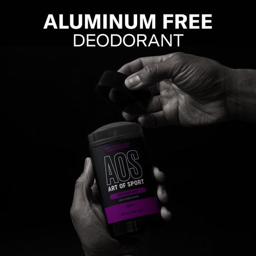 Art of Sport Men’s 2-in-1 Body Wash and Shampoo with Charcoal Activated + Deodorant, Sandalwood- Defy