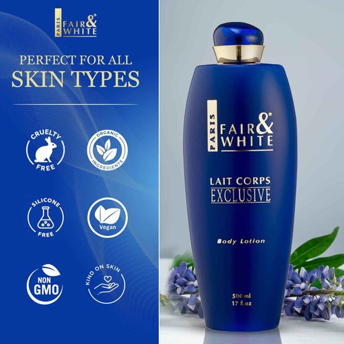 FAIR & WHITE Lait Corps Exclusive Whitenizer Body Lotion - 17 Fl oz / 500 ml