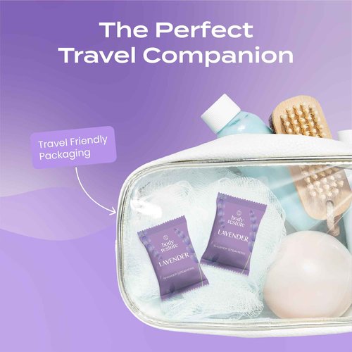 Body Restore Shower Steamers Aromatherapy 15 Pack - Boo Basket Stuffers for Women, Christmas Stocking Stuffers, Birthday Gifts for Women, White Elephant, Relaxation, Self Care - Lavender