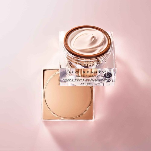 JLO BEAUTY Broad Spectrum SPF 30 Face Moisturizer, Lightweight Sunscreen to Wear Under Make Up, Daily Hydrating Face Lotion for Women With Hyaluronic Acid & Antioxidants, That Big Screen, 1.7 FL Oz
