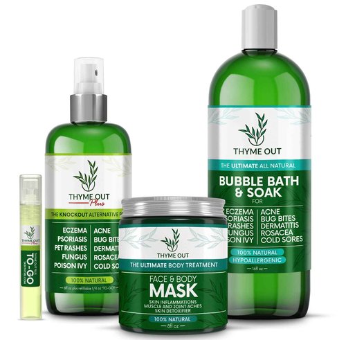 Thyme Out Plus, Face Mask & Bubble Bath Bundle
