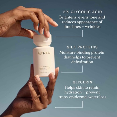 LIQUID GOLD EXFOLIATING TREATMENT WITH 5% GLYCOLIC ACID 100ml