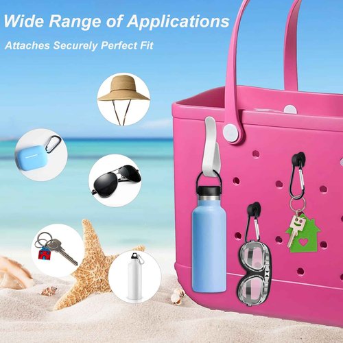 choshion Clear Insert Bag Accessories for Beach Tote Bag, Clear Travel Storage Inner Pouch for Cosmetic, Toiletry & Makeup Brush Organizer Divider