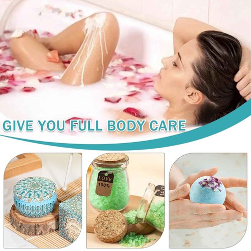 Birthday Gifts for Women, Mother's Day Gift Basket, Ocean Relaxing Spa Gifts Basket Care Package / Luxury Coral Towel, Unique Self Care Gifts Get Well Soon Gifts Idea for Mom Her Friends Sister Wife