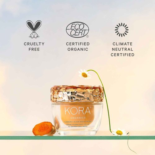KORA Organics Turmeric Glow Facial Moisturizer Refill Pod, Hydrating Cream with Rosehip Oil for Face, Softens, Firms & Illuminates - Certified Organic & Cruelty-Free, 1.69 Fl Oz
