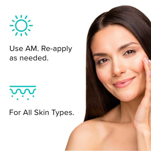 ClarityRx Physical Skin Defense Tinted Mineral SPF 50 Moisturizing Sunscreen, Natural Plant-Based Water-Resistant UV Protection with Zinc & Hyaluronic Acid for Face & Body (3.5 oz)