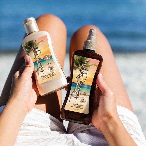 Panama Jack Sunscreen Tanning Lotion - SPF 4, PABA, Paraben, Gluten & Cruelty Free, Antioxidant Moisturizing Formula, 6 FL OZ (Pack of 6)