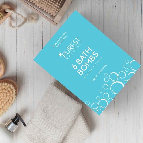 Bath Bombs Christmas Gift Set Kit 6 x 4 Oz Best Ultra Fizz Essential Oil Handmade Spa Bomb Fizzies Perfect for Bubble & Spa Bath Organic & Natural Ingredients Tub Tea Bath Basket