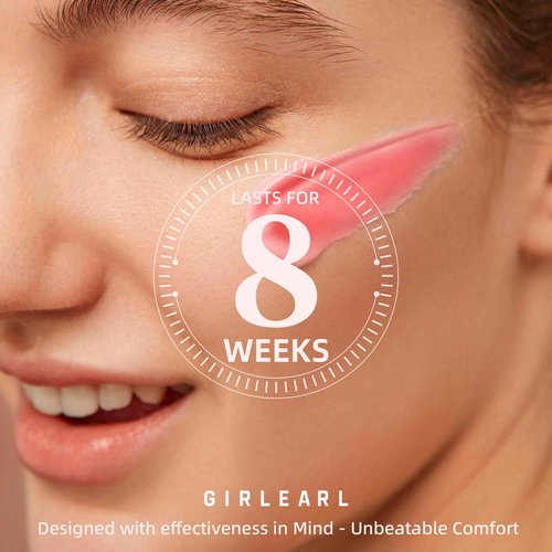 GIRLEARLE 2-Pack Hard Wax Beads, 2.5lb Aloe for Brazilian Bikini & Sensitive Skin, 2.5lb Rose for Face & Body, Legs, Eyebrow, Facial Coarse Hair