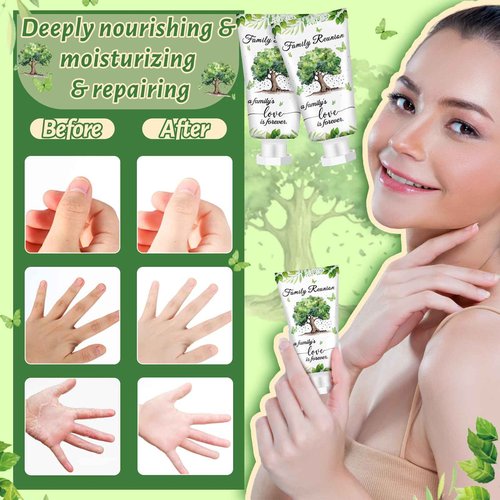 Dansib 60 Sets Family Reunion Favors Hand Lotion Cream Gifts Bulk Family Reunion Game Decorations with Card Organza Bags for Table Centerpieces Party Decor
