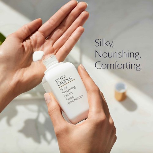 Estée Lauder Swiss Performing Extract Hydrating Milky Soft Face Lotion Moisturizer, 3.4 Ounce