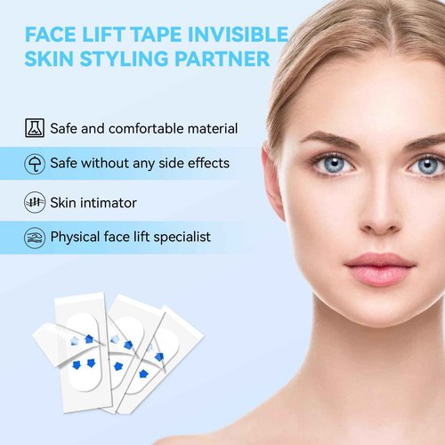 Kvrueten 180PCS Face Lift Tape & Neck Lift Tape - Instant V-Shaped Face