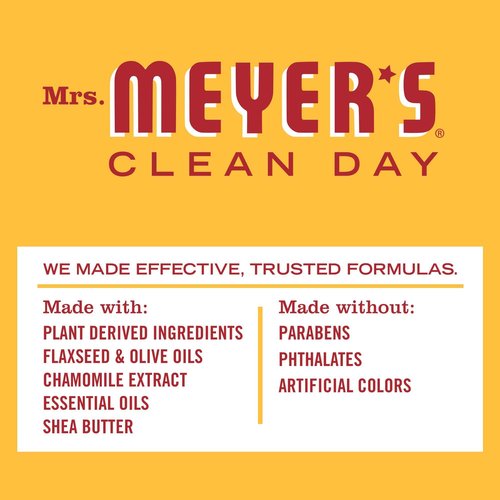 MRS. MEYER'S CLEAN DAY Body Lotion for Dry Skin, Non-Greasy Moisturizer Made with Essential Oils, Clementine, 16 fl. oz - Pack of 3