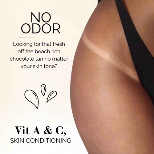 SunFX Caribbean Chocolat-All Natural Spray Tanning Solution(1L/33.8 fl oz, LIGHT SUMMER)