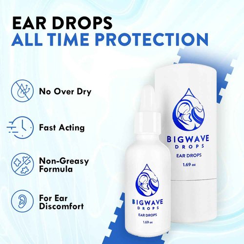 Ear Care Bundle - Includes Ear Drops, Ear Wash & Silicone Ear Plugs - for Swimmers, Athletes, Divers, Travelers - Ear Care Products for Men, Women, Kids & Adults - Best Swimmer Gift