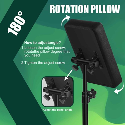 BARBALL Tattoo Arm Rest with Adjustable Height, Armrest for tattooing with Thickened Soft Sponge Pad for Tattoo Studio