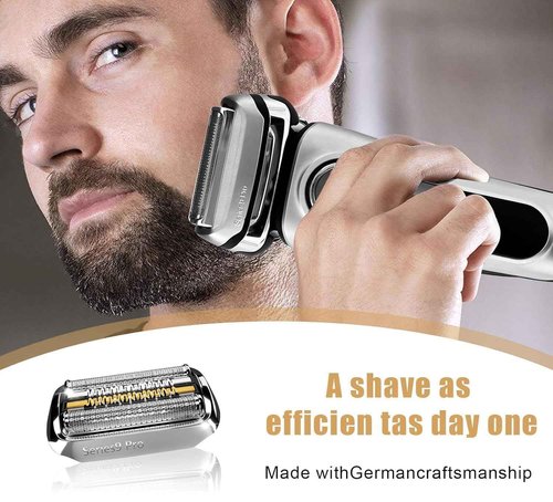 94M Series 9 Pro Electric Shaver Replacement Head for Braun Series 9 Pro and Series 9 Replacement Head for Electric Razors 9290cc, 9291cc, 9370cc, 9376cc, 9293s, 9260s, 9295cc, 9385cc (94M/2pcs)